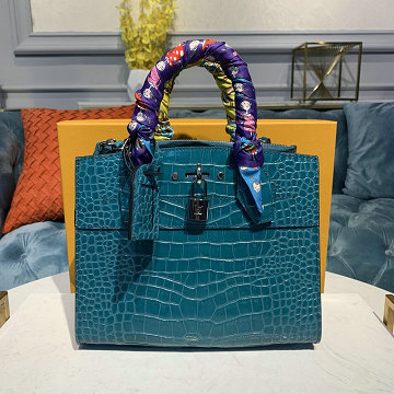 商品名称：ルイヴィトン LOUISVUITTON  057-M92515L 2019年最新入荷 シティ スティーマー トップハンドルバッグ トートバッグ 2way ショルダーバッグ クロコ柄