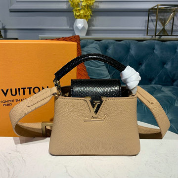 ルイヴィトン  057-M94647X LOUISVUITTON 2019年最新入荷 カプシーヌ MINI ハンドバッグ 2way ショルダーバッグ レディースかばん トリヨンレザー