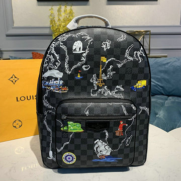 商品名称：ルイヴィトン LOUISVUITTON  057-N40199 2019年最新入荷 ジョッシュ バックパック メンズ リュック マッププリント リュックサック ダミエグラフィットキャンパス