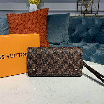 ルイヴィトン LOUISVUITTON  057-N58080C 2019年最新入荷 手持ちかばん ストラップ付き ウォレット ダミエエベヌキャンパス