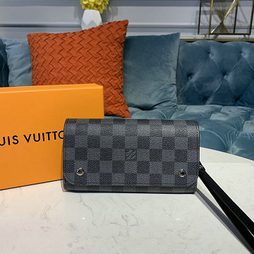 商品名称：ルイヴィトン LOUISVUITTON  057-N58080K 2019年最新入荷 手持ちかばん ストラップ付き ウォレット ダミエグラフィットキャンパス