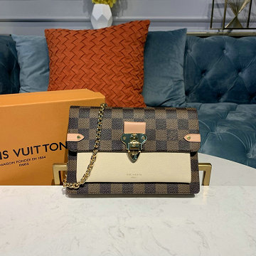 ルイヴィトン LOUISVUITTON  057-N60237 2019年最新入荷 ポルトフォイユ ヴァヴァン チェーン ウォレット クラッチバッグ ショルダーバッグ ダミエエベヌ キャンバス