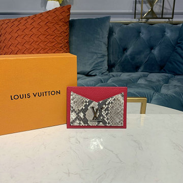 ルイヴィトン LOUISVUITTON 057-N97001M  2019年最新入荷 ポルト カルト ロックミー カードケース 名刺入れ パイソンレザー