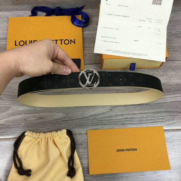 ルイヴィトン LOUISVUITTON  057-M0008Y 2019年最新入荷 サンチュール LV サークル 20mm ベルト レディース用 レザー モノグラムキャンパス