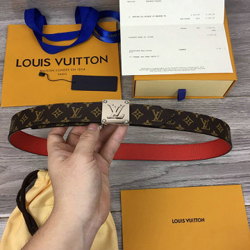 商品名称：ルイヴィトン LOUISVUITTON 2019年最新入荷 サンチュール LV サークル 30mm リバーシブル ベルト レディース用 レザー
