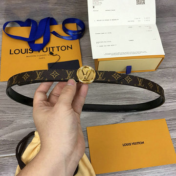 商品名称：ルイヴィトン LOUISVUITTON  057-M0081 2019年最新入荷 サンチュール LV サークル 20mm ベルト リバーシブル レディース用 レザー モノグラムキャンパス