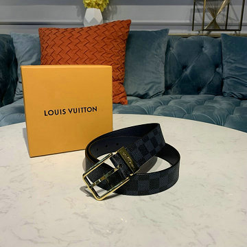 ルイヴィトン LOUISVUITTON 057-M6067V  2019年最新入荷 サンチュール ポンヌフ 35mm ベルト レディース用 レザー ダミエグラフィット