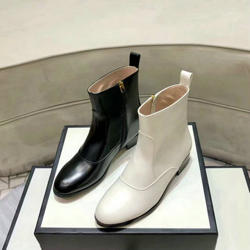 グッチ GUCCI  26-GGJ20001 20200年秋冬最新作 ショートブーツ ローヒールブーツ レディースシューズ カジュアル 靴 レザー 通勤 通学