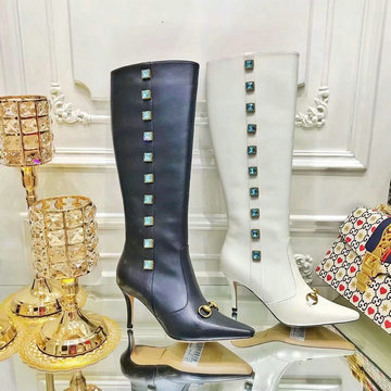 商品名称：グッチ GUCCI  26-GGJ20008 20200年秋冬最新作 ロングブーツ ハイヒールシューズ ピンヒール レディースシューズ 靴 レザー