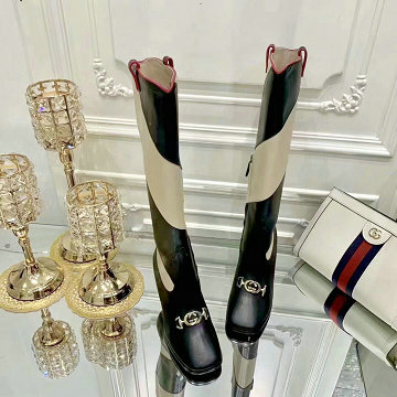 商品名称：グッチ GUCCI  26-GGJ20009 20200年秋冬最新作 ロングブーツ ローヒールシューズ レディースシューズ 靴 レザー