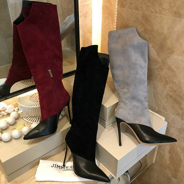 商品名称：ジミーチュー JIMMY CHOO  26-JCJ20006 2020年秋冬最新作 ロングブーツ ハイヒールブーツ レディースシューズ ピンヒール 靴 レザー カジュアルシューズ