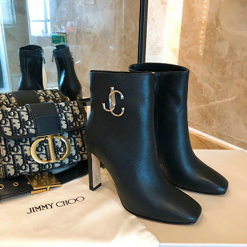 ジミーチュー JIMMY CHOO  26-JCJ20010 2020年秋冬最新作 ショートブーツ ハイヒールブーツ レディースシューズ ピンヒール 靴 レザー カジュアルシューズ