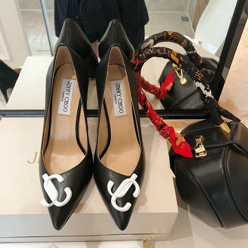 ジミーチュー JIMMY CHOO  26-JCJ20020 2020年秋冬最新作 ハイヒールシューズ パンプス とんがりトウ レディースシューズ カジュアルシューズ レザー