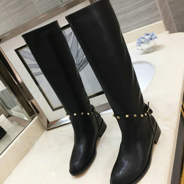 商品名称：ヴァレンティノ Valentino  26-VTJ20006 20200年秋冬最新作 ロックスタッズ ロングブーツ レディースシューズ カジュアルシューズ 靴 レザー