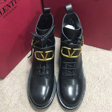 ヴァレンティノ Valentino  26-VTJ20016 20200年秋冬最新作 Vロゴ ショートブーツ アンクルブーツ レディースシューズ カジュアルシューズ 靴 レザー