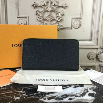 ルイヴィトン LOUISVUITTON  057-M30056 2019年最新入荷 ジッピー オーガナイザー NM ファスナー長財布 タイガレザー ジッピーウォレット ノワール