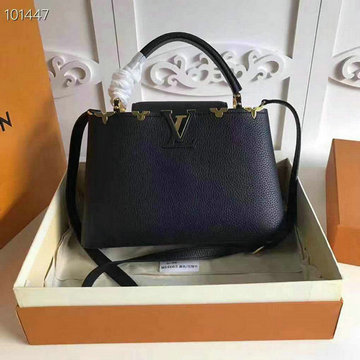 ルイヴィトン LOUISVUITTON  025-M54663 2019年最新作 カプシーヌ PM ハンドバッグ 2way ショルダーバッグ トリヨンレザー