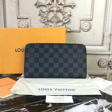 ルイヴィトン LOUISVUITTON  057-N60111 2019年最新作 ジッピー オーガナイザー NM ファスナー長財布 ロングウォレット ジッピーウォレット ダミエグラフィット