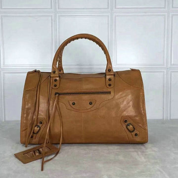 バレンシアガ BALENCIAGA YUN-BA132110  2019年最新入荷 クラシック シティ ハンドキャリーバッグ 2way ショルダーバッグ 旅行かばん レザー
