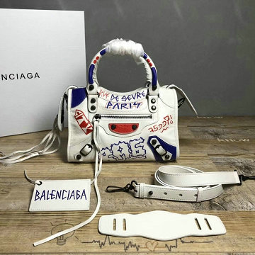 バレンシアガ BALENCIAGA YUN-BA300295Y  2019年最新入荷 ラシック シティ トートバッグ 2way ショルダーバッグ レザー ハンドバッグ