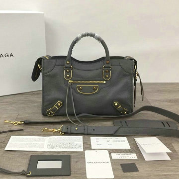 バレンシアガ BALENCIAGA  YUN-BA431621JB 2019年最新入荷 クラシック メタリック エッジ シティ ハンドキャリーバッグ 2way ショルダーバッグ