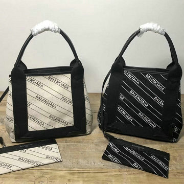 バレンシアガ BALENCIAGA  YUN-BA390159 2019年最新入荷 ネイビー カバ ハンドバッグ ショッピングバッグ ママバッグ ポーチ付き