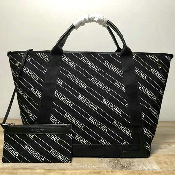 バレンシアガ BALENCIAGA  YUN-BAB20002 2019年最新入荷 ネイビー カバ ハンドバッグ ショッピングバッグ ママバッグ ポーチ付き
