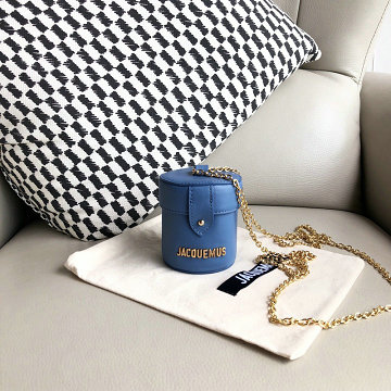ジャックムー Jacquemus  YS-JQ56032L 2019年最新入荷 mini Le Vanity ミニバケットバッグ 斜め掛け ショルダーバッグ チェーン小銭入れ レザー