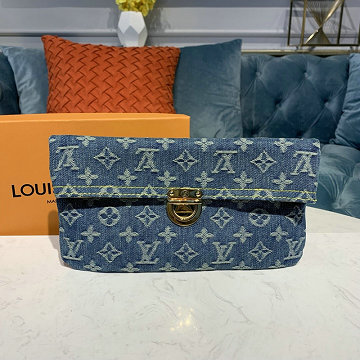 商品名称：ルイヴィトン LOUISVUITTON 057-M44472 2019年最新入荷 手持ちかばん クラッチバッグ デニム ブルー セカンドバッグ