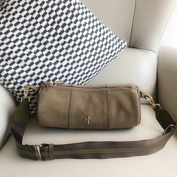 マヌ アトリエ Manu Atelier 2019 YS-MA54050RG 年最新入荷 Cylinder Combo Web Strap チェーンバッグ ショルダーバッグ レディースかばん レザー