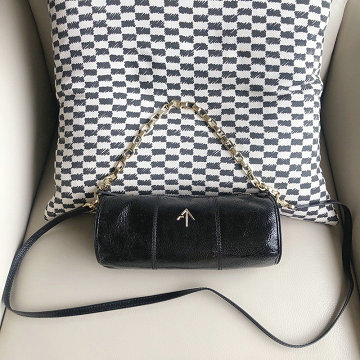 マヌ アトリエ Manu Atelier  YS-MA54055QK 2019年最新入荷 Cylinder Combo Web Strap チェーンバッグ ショルダーバッグ レディースかばん レザー