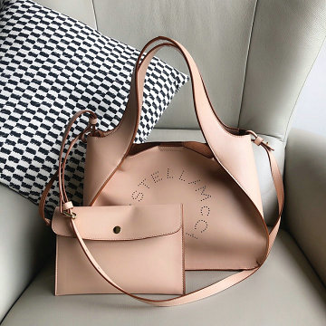 ステラ マッカートニー Stella McCartney   YS-SM41045F 2019年最新入荷 ロゴ トートバッグ クロスボディバッグ ショッピングバッグ レザー
