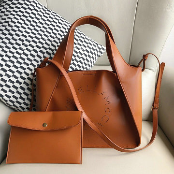 ステラ マッカートニー Stella McCartney   YS-SM41045T 2019年最新入荷 ロゴ トートバッグ クロスボディバッグ ショッピングバッグ レザー