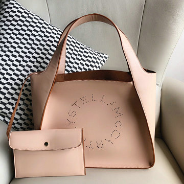 ステラ マッカートニー Stella McCartney  YS-SM41048F  2019年最新入荷 ロゴ トートバッグ クロスボディバッグ ショッピングバッグ レザー