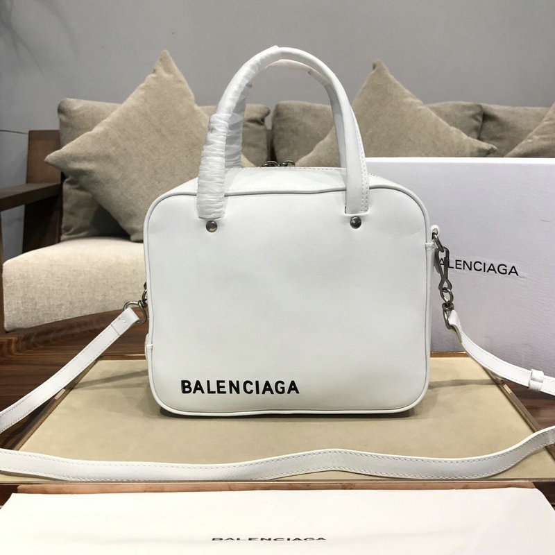 バレンシアガ BALENCIAGA 99-BAB19004 2019年最新入荷 トップハンドル バッグ トートバッグ 2way ショルダーバッグ 斜め掛け レディースかばん カーフスキン 白