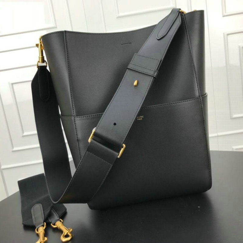 セリーヌ CELINE 99-CEB19004 2019年最新入荷 サングル バケット バッグ ハンドバッグ レディース トートバッグ 2way ショルダーバッグ