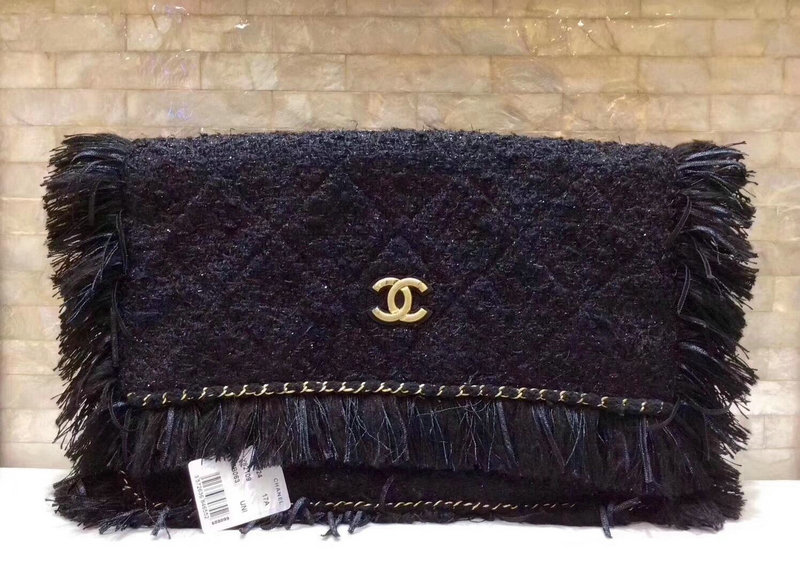 商品名称：シャネル CHANEL  99-CH91824 2019年最新入荷 クラッチバッグ ツイード 手持ちかばん ハンドバッグ イヴリングバッグ 黒