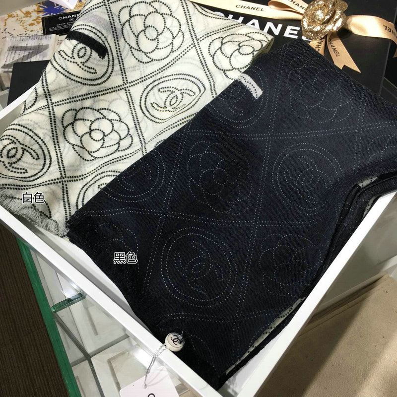 商品名称：シャネル CHANEL 99-CHM19001 2018年/2019年秋冬最新作 マフラー キャメリア ロング ショール カシミヤ