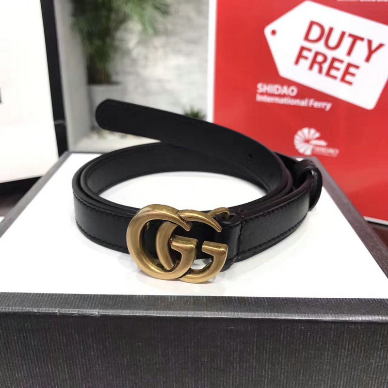 商品名称：グッチ GUCCI 99-GG409402 2019年最新入荷 レザー ベルト ダブルG バックル カーフスキン 黒 男女兼用