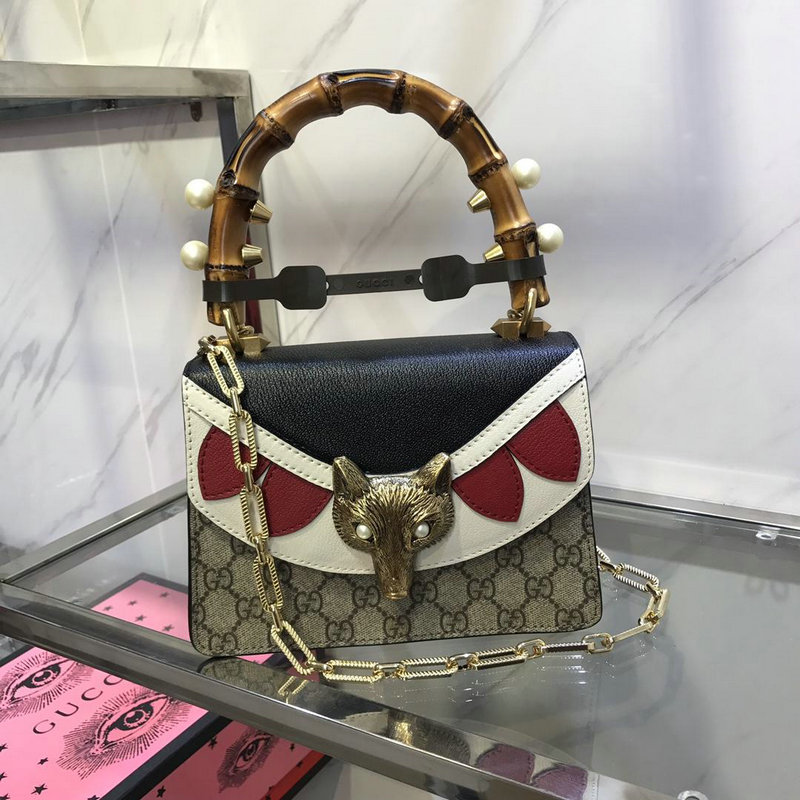 グッチ GUCCI  99-GG466428 2019年最新入荷 トップハンドル バッグ ハンドバッグ トートバッグ ショルダーバッグ 白