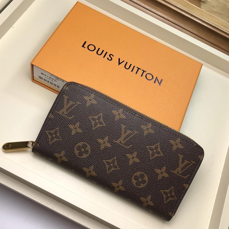 商品名称：ルイヴィトン LOUISVUITTON 99-M41896 2019年最新入荷 ジッピーウォレット ラウンドファスナー長財布 モノグラムキャンパス コクリコ