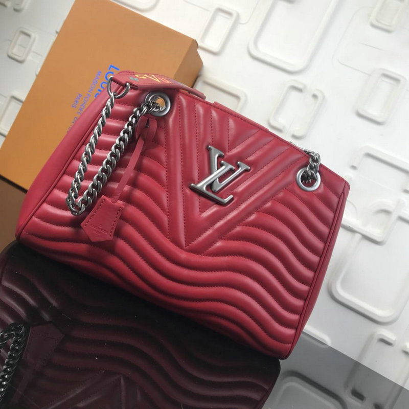 ルイヴィトン LOUISVUITTON 99-M51497 2019年最新入荷 ニューウェーブ チェーン トートバッグ ショルダーバッグ カーフレザー