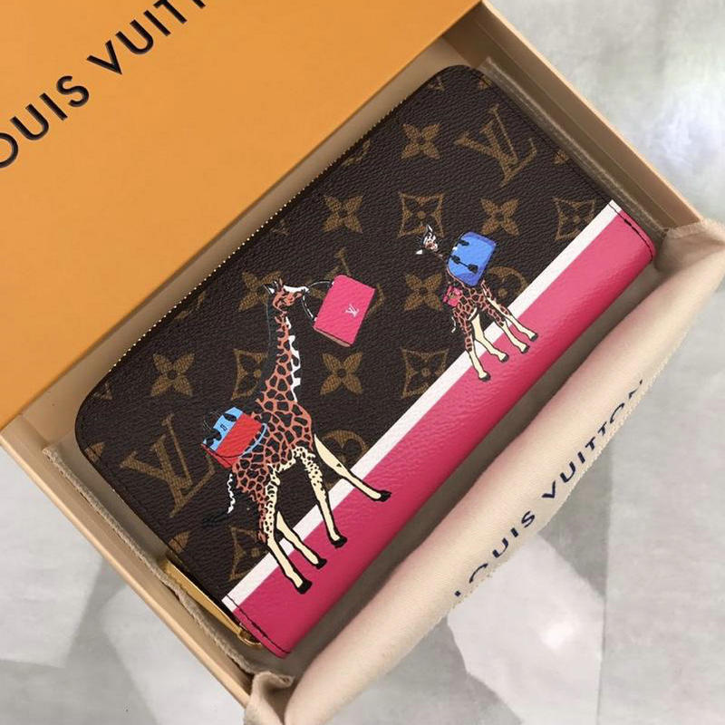 商品名称：ルイヴィトン LOUISVUITTON 99-M62085 2019年最新入荷 ジッピーウォレット ラウンドファスナー長財布 イラストプリント モノグラムキャンパス