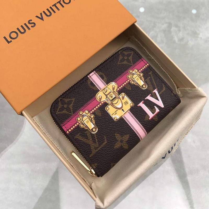 ルイヴィトン LOUISVUITTON 99-M62617 2019年最新入荷 ジッピーコインパース ジッピーウォレット ファスナー短財布 モノグラムキャンパス