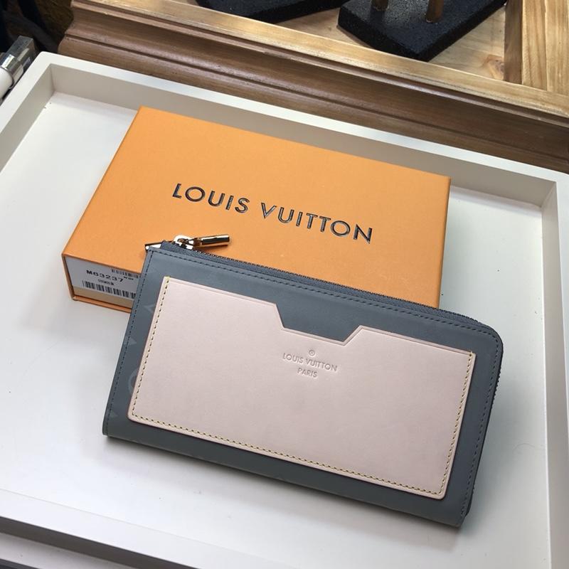 ルイヴィトン LOUISVUITTON 99-M63237 2019年最新入荷 ポルトフォイユ コスモス ジッピーウォレット ファスナー長財布 モノグラム チタニウム グレー