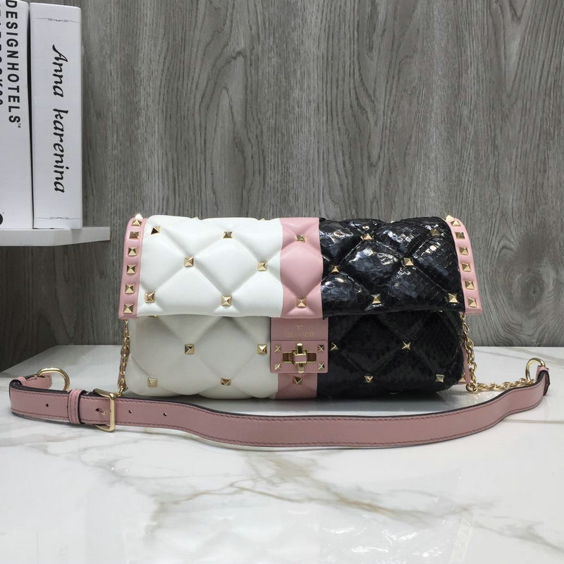 ヴァレンティノ Valentino 99-VL0083 2019年最新入荷 ガラヴァーニ キャンディ スタッズ 斜め掛け ショルダーバッグ ラムスキン レディース