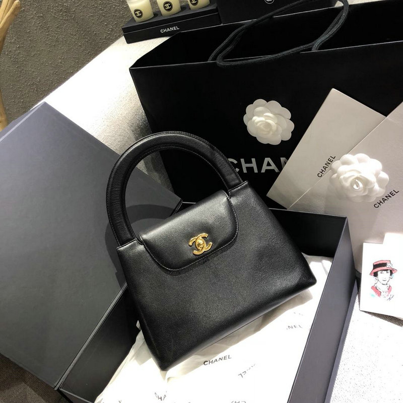 商品名称：シャネル CHANEL BXN-CH0702 2019年最新入荷 vintage フラップ トップハンドルバッグ トートバッグ カーフスキン 黒