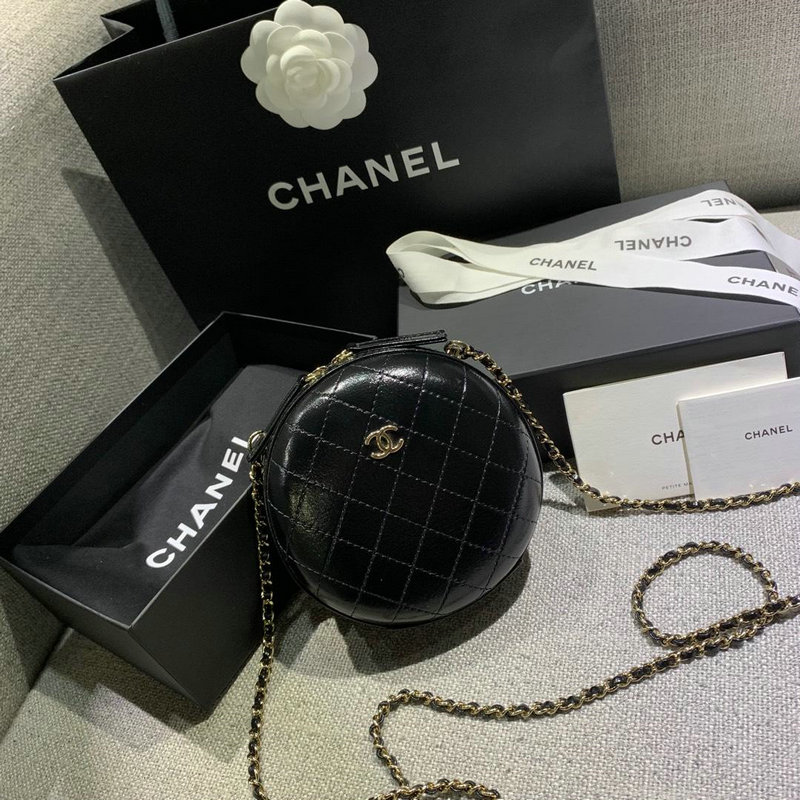 商品名称：シャネル CHANEL BXN-CH0705  2019年最新入荷 チェーンウォレット ショルダーバッグ ミニサイズ 小銭入れ レザー 黒