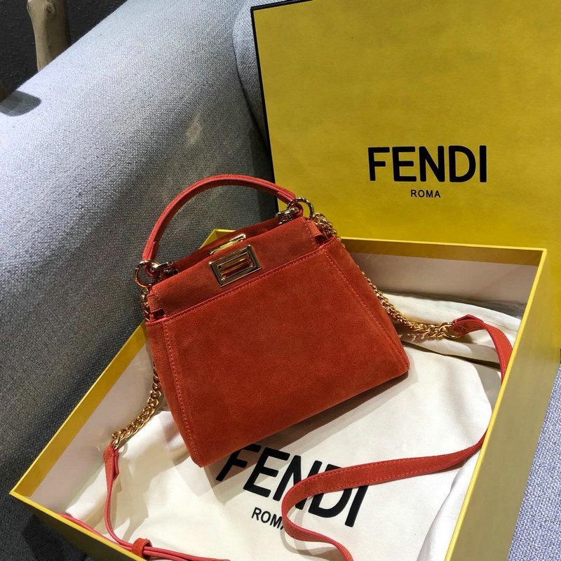 フェンディ FENDI BXN-FD83002 2019年最新作 ピーカーブー xs トートバッグ 2way ショルダーバッグ スエード レディース
