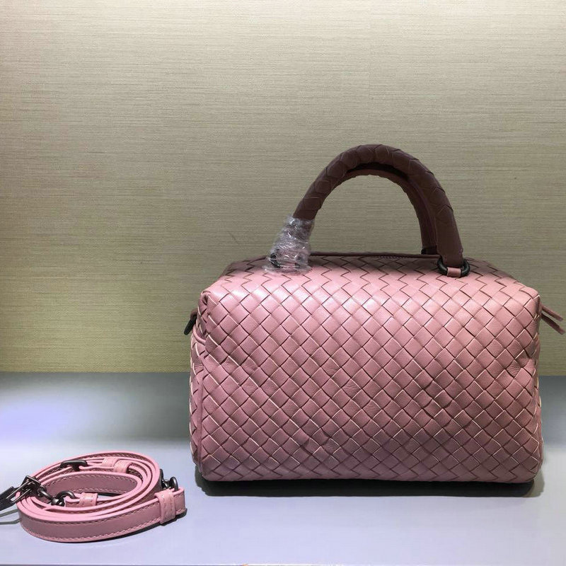 ボッテガヴェネタ BOTTEGAVENETA QJ-BOV1061 2019年最新入荷 イントレチャート ナッパ ボストンバッグ ハンドバッグ 2way ショルダーバッグ ラムスキン